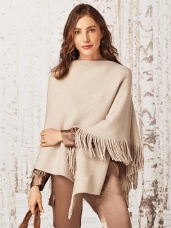 Metallic Go To Poncho NEUTRAL MIX