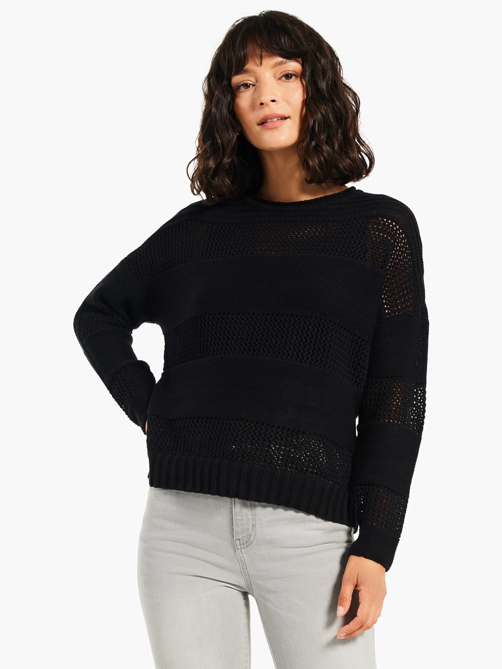 Mesh Mix Sweater 3 Mesh Mix Sweater