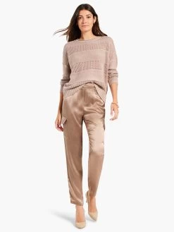 Mesh Mix Sweater STUCCO 10 Mesh Mix Sweater STUCCO -Classic Fashion Clothing Store W231163SCCPRODUCT 04