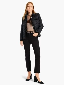 Knit Trim Puffer Jacket -Classic Fashion Clothing Store W231171BLXPRODUCT 04