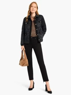 Knit Trim Puffer Jacket -Classic Fashion Clothing Store W231171BLXPRODUCT 06