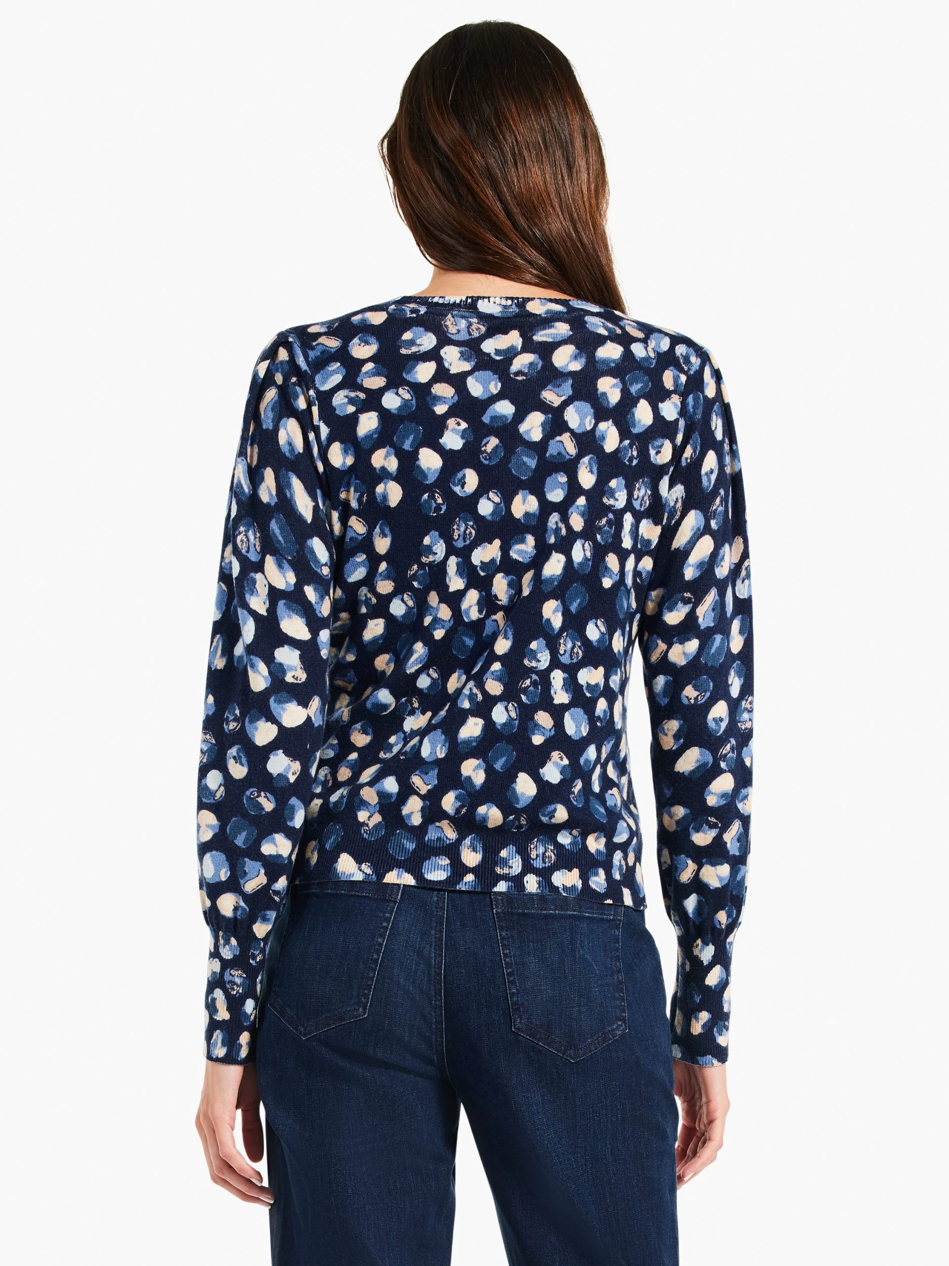 Many Moons Femme Sleeve Sweater BLUE MULTI 5 Many Moons Femme Sleeve Sweater BLUE MULTI - Image 3