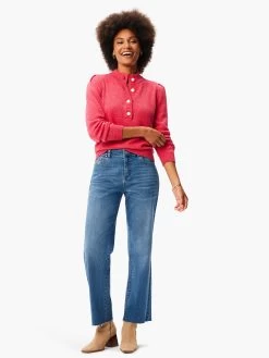 Button Henley Sweater PINK MIX 9 Button Henley Sweater PINK MIX -Classic Fashion Clothing Store W231173RPIMPRODUCT 04