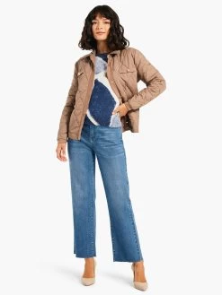 Printed Tiles Femme Sleeve Sweater BLUE MULTI 14 Printed Tiles Femme Sleeve Sweater BLUE MULTI -Classic Fashion Clothing Store W231176BLTPRODUCT 04