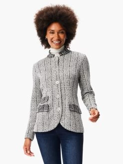 Frosty Knit Blazer GREY MULTI 10 Frosty Knit Blazer GREY MULTI -Classic Fashion Clothing Store W231186RGMIPRODUCT 01
