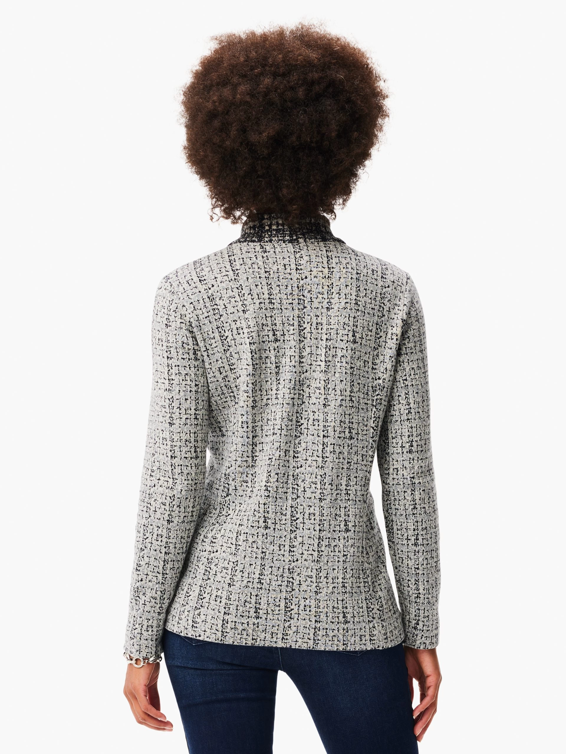 Frosty Knit Blazer GREY MULTI 6 Frosty Knit Blazer GREY MULTI - Image 4