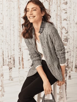 Frosty Knit Blazer GREY MULTI 15 Frosty Knit Blazer GREY MULTI -Classic Fashion Clothing Store W231186RGMIPRODUCT 05A