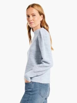 Waffle Stitch Sweater -Classic Fashion Clothing Store W231190BGCPRODUCT 02