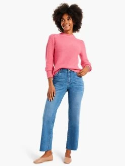Waffle Stitch Sweater GRENADINE -Classic Fashion Clothing Store W231190GRDPRODUCT 04