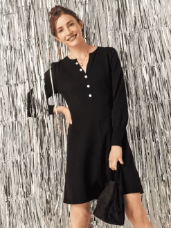 Twirl Time Dress BLACK ONYX -Classic Fashion Clothing Store W231220BLXPRODUCT 04A