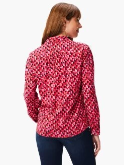 Festive Mix Live In Top RED MULTI -Classic Fashion Clothing Store W231631RREDPRODUCT 03