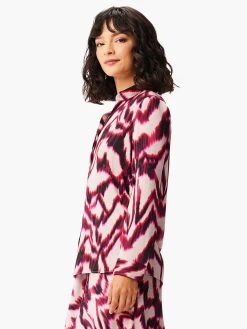 Blurred Ikat Shirt PINK MULTI -Classic Fashion Clothing Store W231658RPKMPRODUCT 02