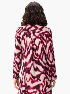 Blurred Ikat Shirt PINK MULTI -Classic Fashion Clothing Store W231658RPKMPRODUCT 03