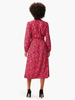 Festive Mix Live In Dress RED MULTI -Classic Fashion Clothing Store W231904RREDPRODUCT 03