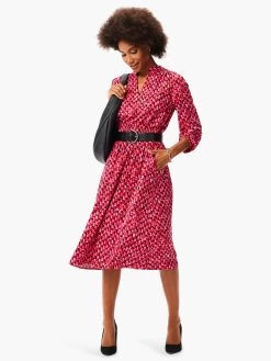 Festive Mix Live In Dress RED MULTI -Classic Fashion Clothing Store W231904RREDPRODUCT 04