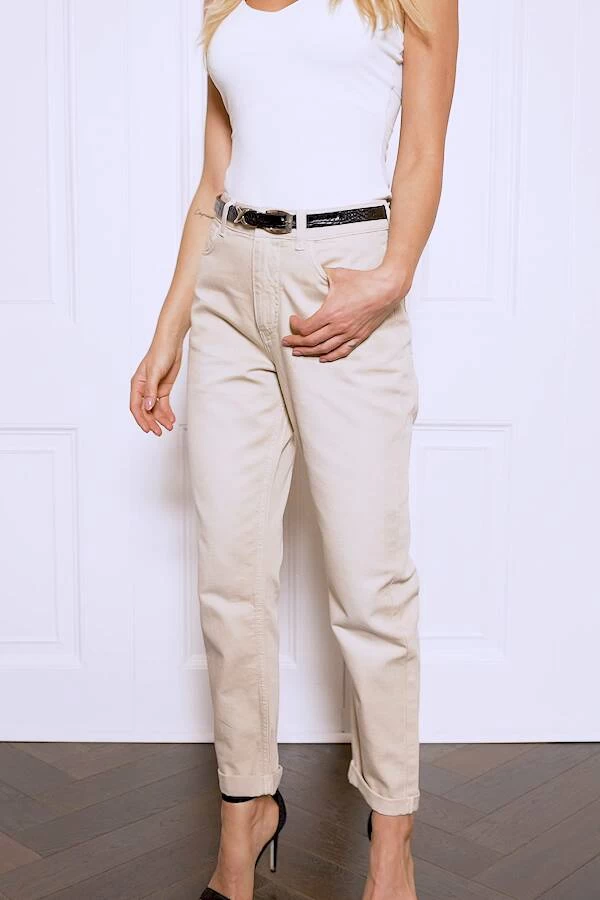 Ecru Girlfriend Jeans 12 Ecru Girlfriend Jeans - Image 10