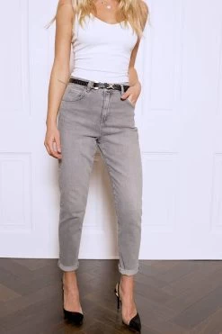 Mid Grey Slim Leg Mom Jeans 17 Mid Grey Slim Leg Mom Jeans -Classic Fashion Clothing Store f00ecf0c65496e1565c4680c1a15d6342f5cf8b1