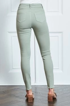 Sage Green Perfect Skinny Jeans 13 Sage Green Perfect Skinny Jeans -Classic Fashion Clothing Store s105 s20ed002gn 039