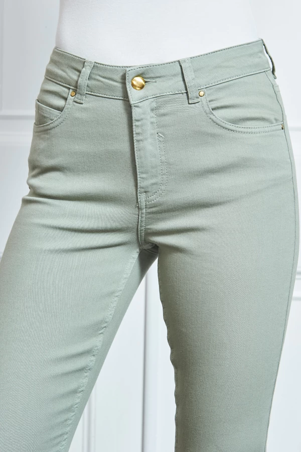 Sage Green Perfect Skinny Jeans 7 Sage Green Perfect Skinny Jeans - Image 5