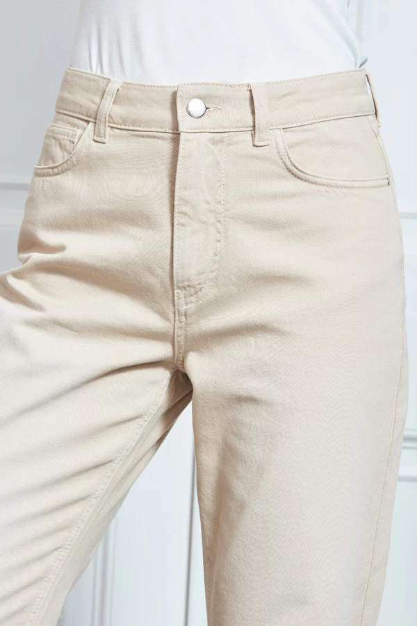 Ecru Girlfriend Jeans 10 Ecru Girlfriend Jeans - Image 8