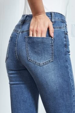 Grace Mid Blue Skinny Jeans -Classic Fashion Clothing Store s13 a19bd004io0005 043