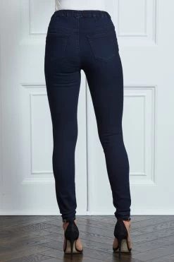 Dark Indigo Blue Perfect Jeggings -Classic Fashion Clothing Store s26 s21bd016i 019