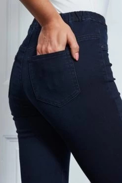 Dark Indigo Blue Perfect Jeggings -Classic Fashion Clothing Store s26 s21bd016i 030