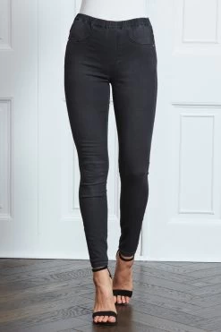 Charcoal Grey Perfect Jeggings 16 Charcoal Grey Perfect Jeggings -Classic Fashion Clothing Store s27 s21bd016gy 004