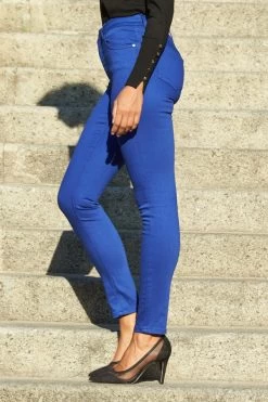Cobalt Blue Perfect Skinny Jeans -Classic Fashion Clothing Store web 12 s20bd002be0001 a20tk001bk 098