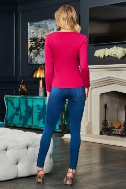 Mid Blue Button Detail Hem Jeggings 14 Mid Blue Button Detail Hem Jeggings -Classic Fashion Clothing Store web 11 s23bd007be0010 s22tj008pk0020 136