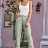 Sage Green Slim Leg Mom Jeans -Classic Fashion Clothing Store web 129 s20bd004gn0005 049