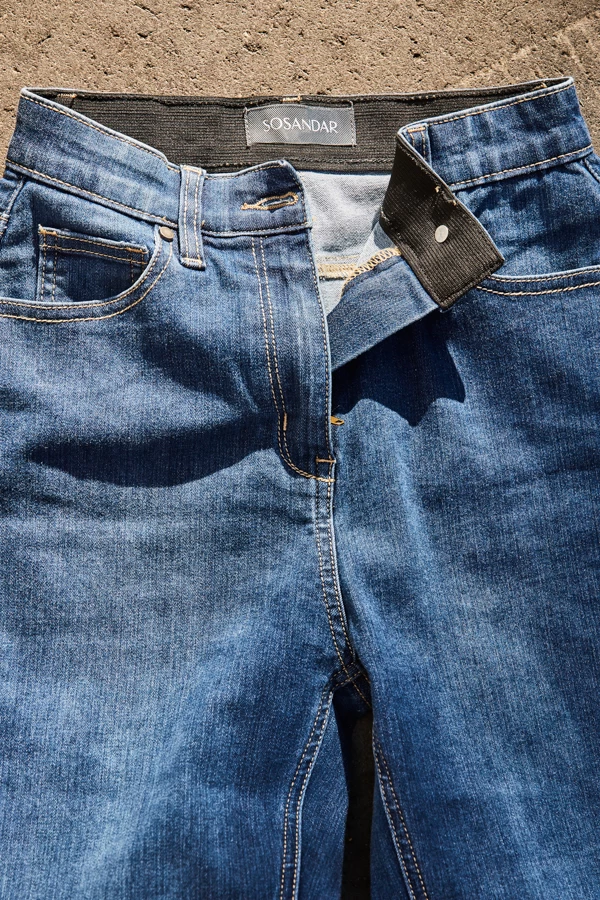 Mid Blue Ultra-Stretch Comfort Fit Skinny Jeans 6 Mid Blue Ultra-Stretch Comfort Fit Skinny Jeans - Image 4