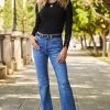 Mid Blue Raw Hem Kick Flare Jeans 1 Mid Blue Raw Hem Kick Flare Jeans -Classic Fashion Clothing Store web 34 a22bd015be0010 s22ow024rd0017 209