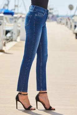 Dark Indigo Super Stretch Slim Leg Jeans -Classic Fashion Clothing Store web 37 s22tk921rd0001 180